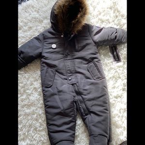 NEW 12 Month One Piece Snow Suit